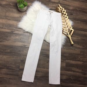 Vince Flap Pocket Jeans White